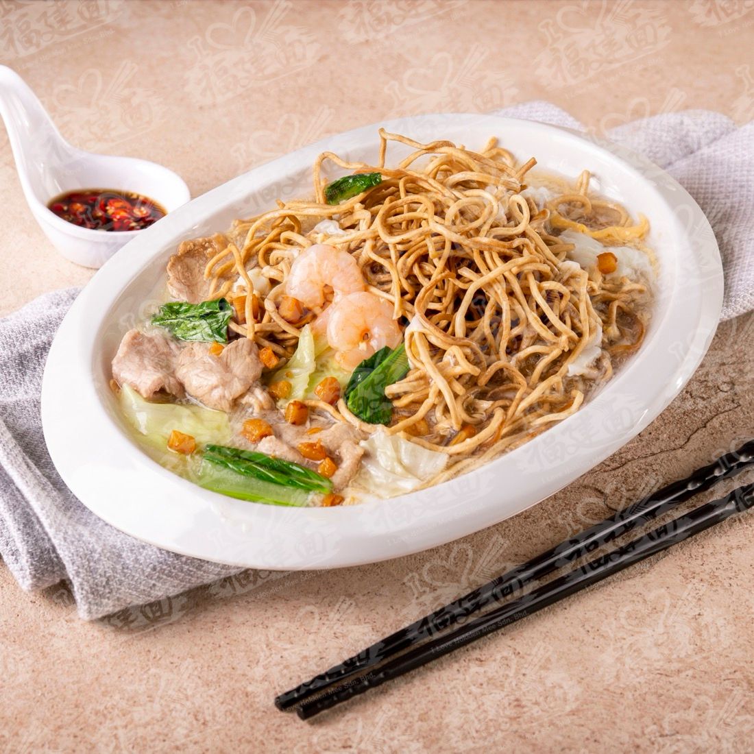 Cantonese Fried Yee Mee